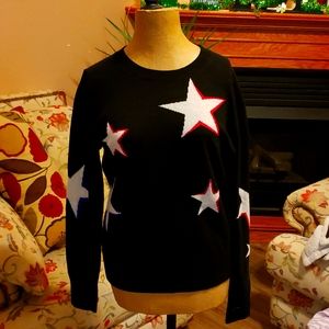 Womens Size M Banana Republic Star Sweater